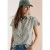 Blouse met korte mouwen en minimale print
