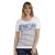 Gestreepte bloemen T-shirt voor dames Admas
