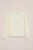 WE Fashion – Meisjes T-shirt van kant – Regular fit – Ecru –