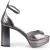 AllSaints Tia Met Platform Hee Gun/gold/bronze