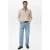Mango Man bouclé gebreide trui beige