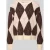milano italy Gebreide pullover in all-over look met ronde hals