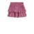 WE Fashion gebloemde midi rok strokenrok roze