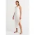 Geribbelde Mouwloze Bodycon Midi Dress