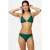 PIECES voorgevormde triangel bikinitop PCBAOMI groen