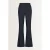 Claudia Sträter travelstof flared high waist flared broek donkerblauw
