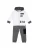 Chicco Set  donkergrijs / zwart / wit
