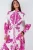 Paisleymotief Maxijurk met Ceintuur en Blouse-Kraag