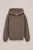 WE Fashion – Jongens hoodie met embroidery – Regular fit – Taupe – Katoen –