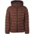 No Excess Jacket Short Fit Hooded Recycled Padding Brandy