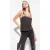 PINKO Tabita Top Crepe Accoppiato Ri Black