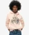 New York Hoodie met Print Roze