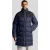 Lyle & Scott lang gewatteerd marineblauw pufferjack