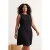 Trendyol Curve Dames Zwart Stippen Kort / Mini Mouwloos Casual A-lijn Grote maten Jurk
