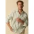 Sissy-Boy regular gestreepte casual overhemd donkergroen