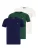 Jacey Quinn Shirt  navy / donkergroen / wit