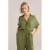 WE Fashion Straight jumpsuit olijfgroen