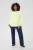 T-shirt met lange mouwen Regular fit white green