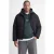JACK & JONES PLUS SIZE gebreide gewatteerde winterjas – zwart