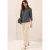 Shirt met structuur in twee kleuren
