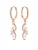 Hey Happiness Oorbellen ‘Cluster Huggie’  rose-goud