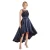 Asymmetrische Jurk met Pailletten en Satijn Dames Goddiva Midi