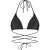 Malelions Women Wrap Bikini Top | Black