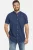 Jan Vanderstorm +FIT Collectie gestreept regular fit overhemd NALLE Plus Size donkerblauw