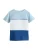 Next Shirt  navy / lichtblauw / wit