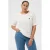 Kaffe Curve T-shirt Plus Size met borduursels – wit