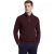 Casa Moda trui effen bordeaux half zip wijde fit