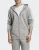 adidas Originals Three Stripe Zip Through Hoodie in grijs