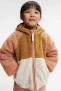 Liewood reversible gewatteerde winterjas Jackson roze/bruin/wit