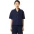 Lacoste Dames-shirt met borduursel en relaxte pasvorm (Marineblauw)