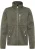 ICEBOUND Yuka serie Gebreide fleece jas Heren olijf melange