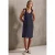 Street One Studio Dames Jersey jurk met knopen in Blauw