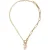 OTAZU Divine Pearl Necklace Pearl + Gold Cream