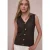 Street One Dames Vest met V-hals en knoopsluiting in Bruin