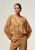 Aaiko Alana Chiffon Pes 509 T-shirt Lange Mouw 181025 Almond