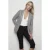 Gestreepte Poplin Blazer Jas