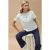 Geprinte Regular Fit Ronde Hals T-shirt van 100% Katoen