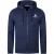 Aquascutum Heren Actieve Kleine Logo Volledige Rits Hoodie (Marineblauw)