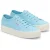 Superga 2740 PLATFORM Katoenen Dames Crystal Azul Sneakers