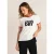 IVY BEAU Semma Tops  Off White/Red