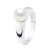 Ring – Wit Goud – Echte Cultiveerde Zoetwater Parel Ronden 8-9 mm