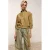 JOSH V gestreepte blouse – camel