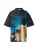 Monki Blouse  blauw / lichtblauw / oranje