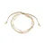 Luxenter armband, metaallegering athat met champagne zirkonia, 18K vergulde afwerking
