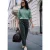 Mid Waist Barrel Leg broek in Loose Fit