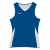 Nike Omkeerbaar mouwloos basketbalshirt voor dames (Royaal Blauw, Wit)